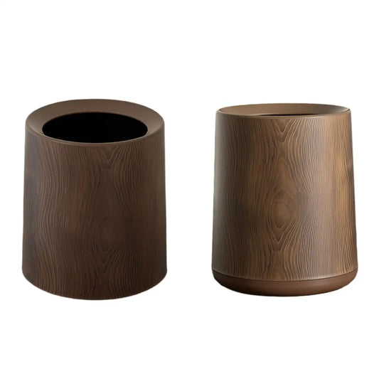Poubelle en bois bureau