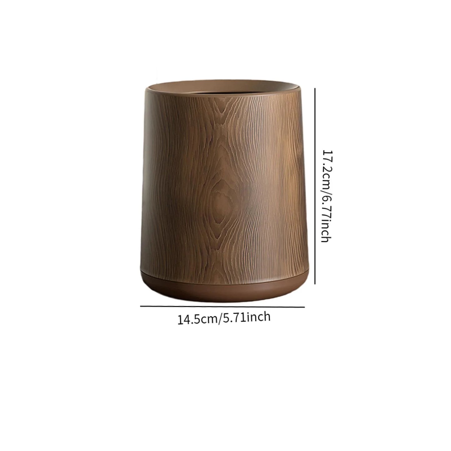 Poubelle en bois bureau dimension