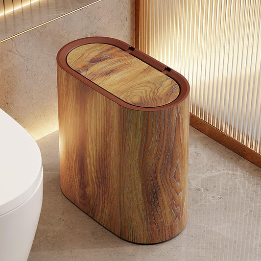 Poubelle en bois masssif 9,5L – salle de bain ou bureau
