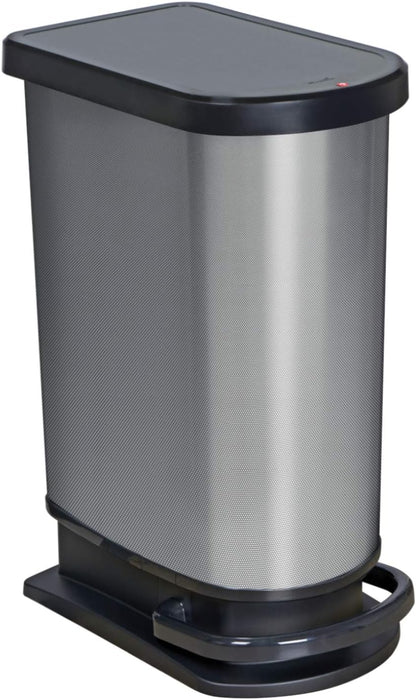Poubelle grise 50L
