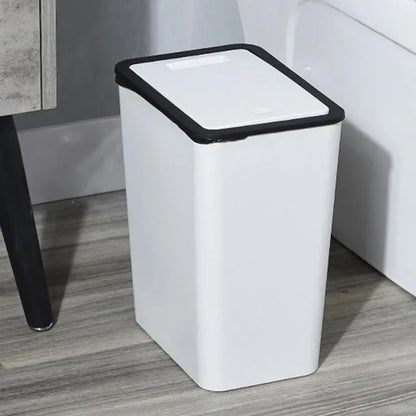 Poubelle moderne 13L avec couvercle press-top