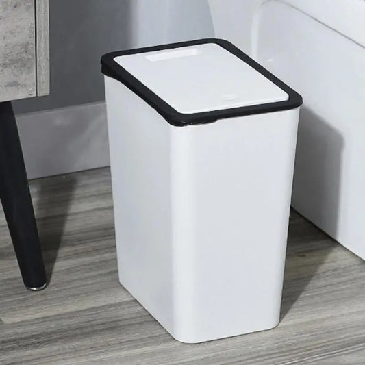 Poubelle moderne 13L avec couvercle press-top