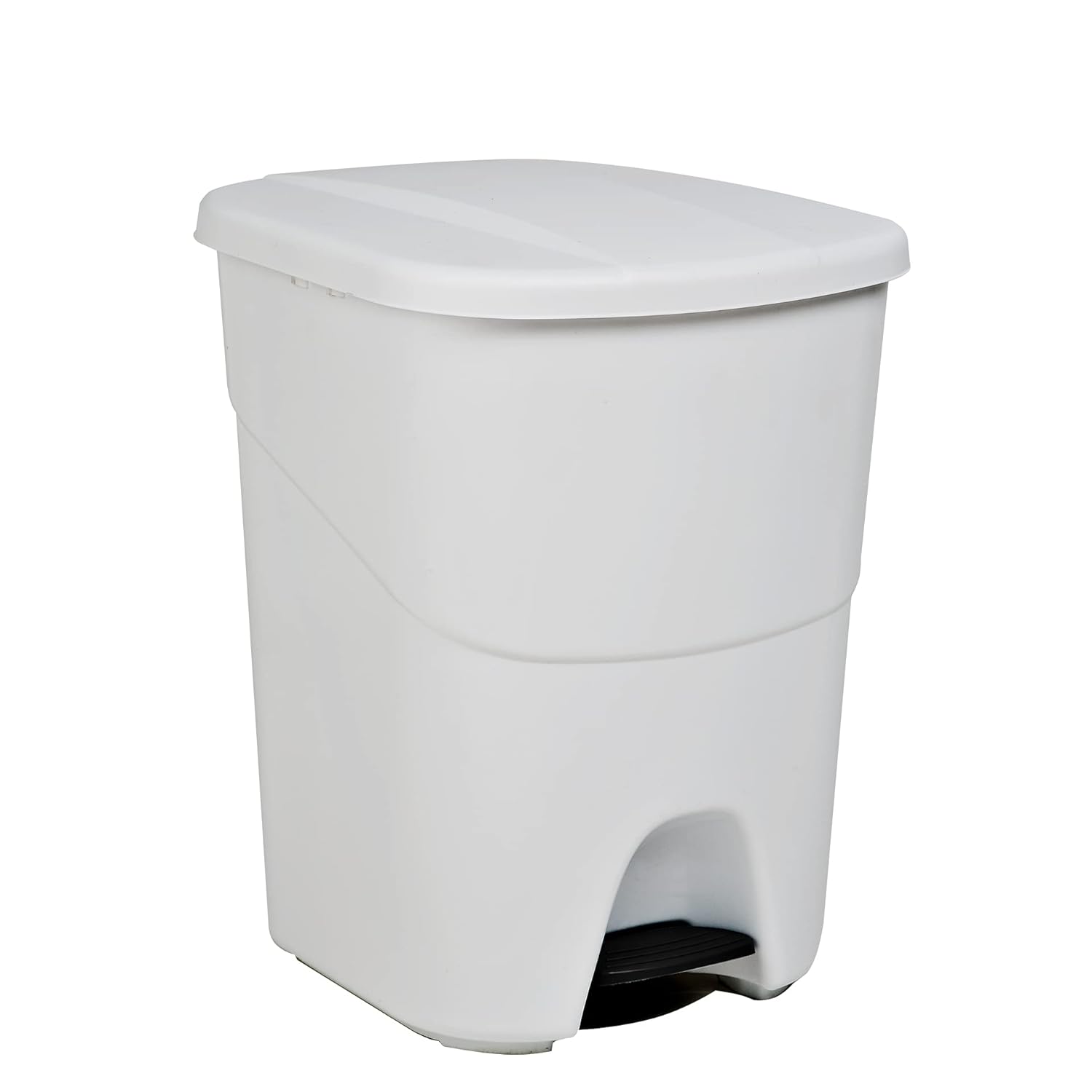 Poubelle à pédale 40L  40 litres, blanc, 393 x 352 x 470 mm