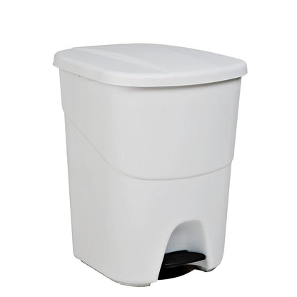 Poubelle à pédale 40L  40 litres, blanc, 393 x 352 x 470 mm