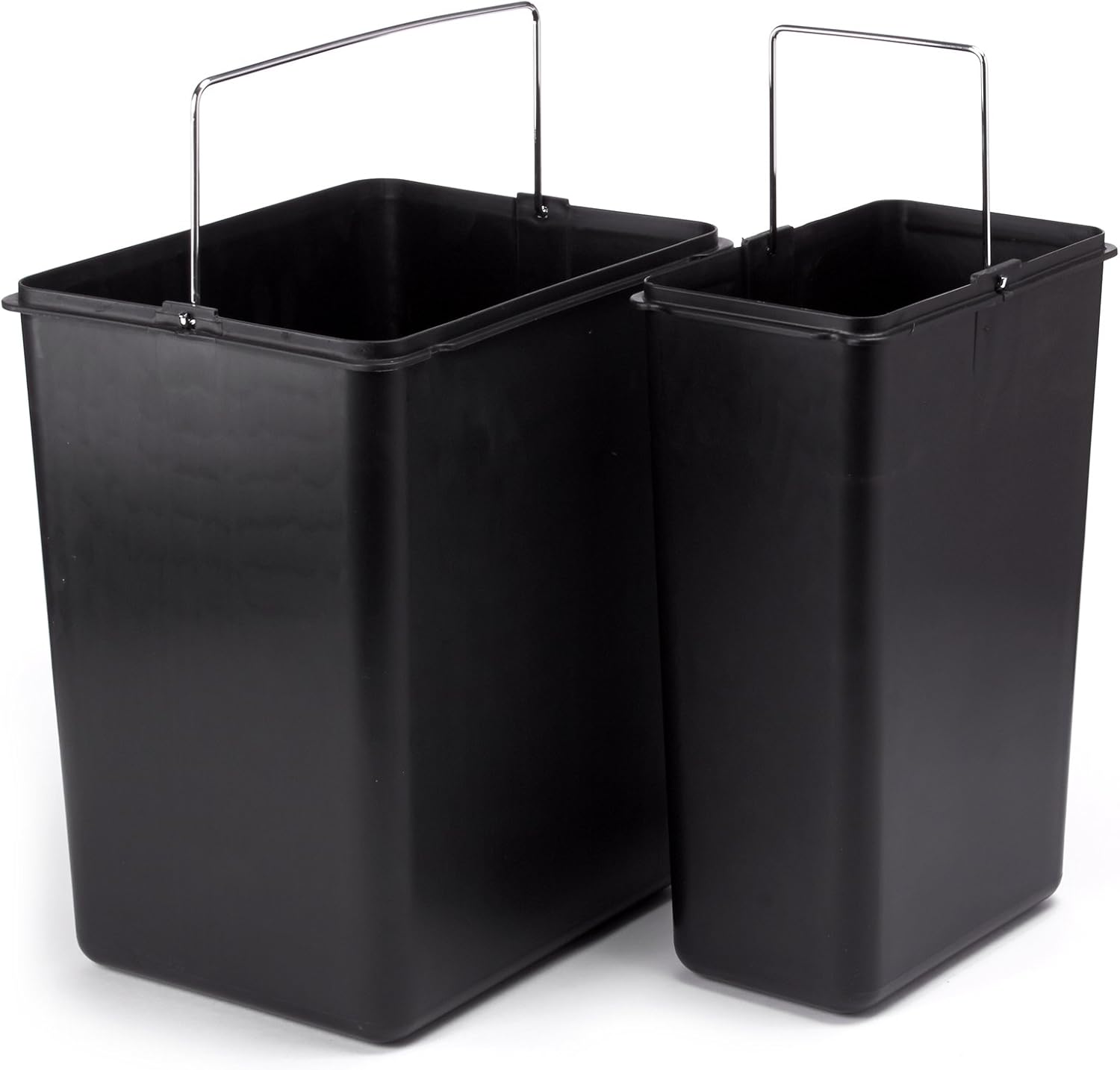 Poubelle à pédale tri sélectif – 2 compartiments 18 L + 8 L pas cher