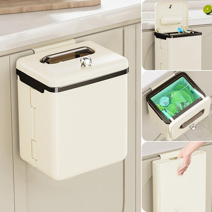 Poubelle suspendue pliable 9 L