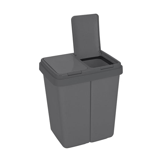Poubelle tri sélectif 2 bacs 2 × 25 L cuisine