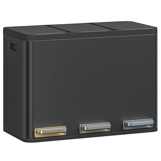 Poubelle tri sélectif 45L (3×15L) 