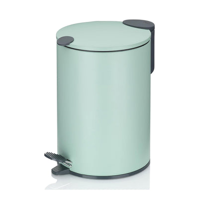 Poubelle verte salle de bain 3 Litres avec Pédale
