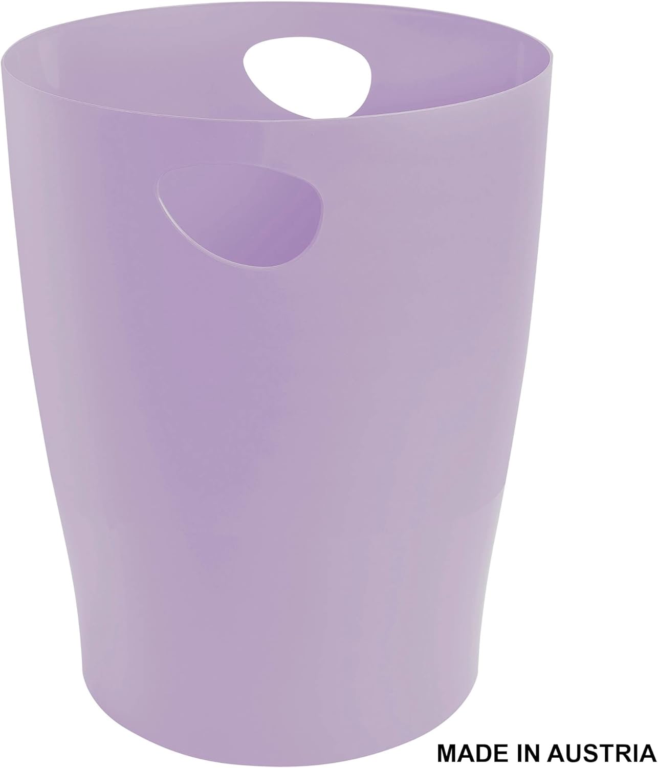 Poubelle violette salle de bain