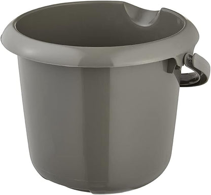 Seau 5L avec graduation intégrée  gris