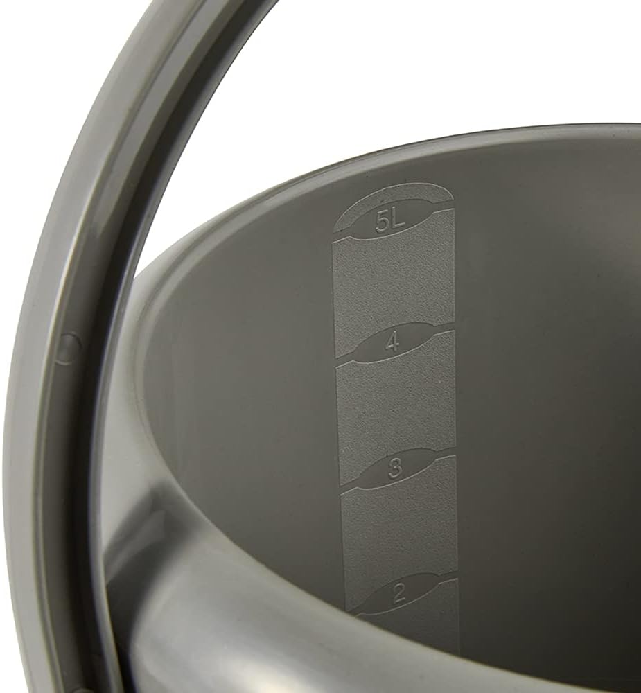 Seau 5L avec graduation intégrée  gris solide