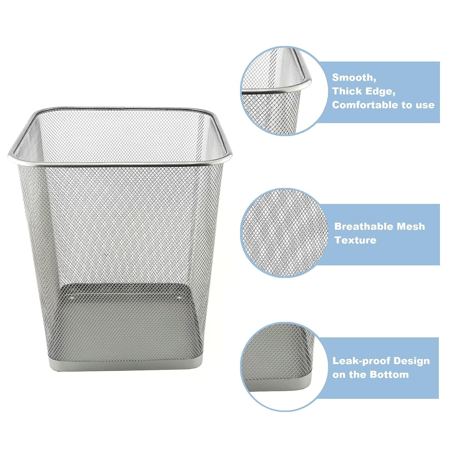 corbeille a papier metal 19l