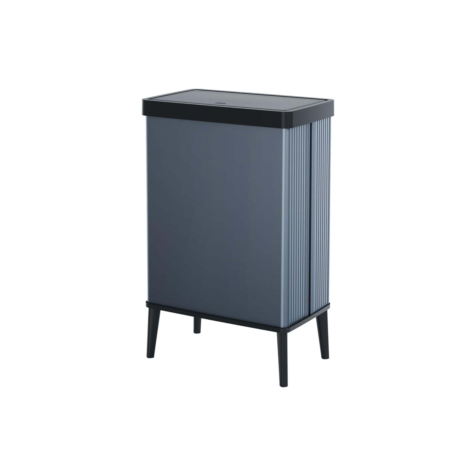 jolie poubelle 50l BLEU