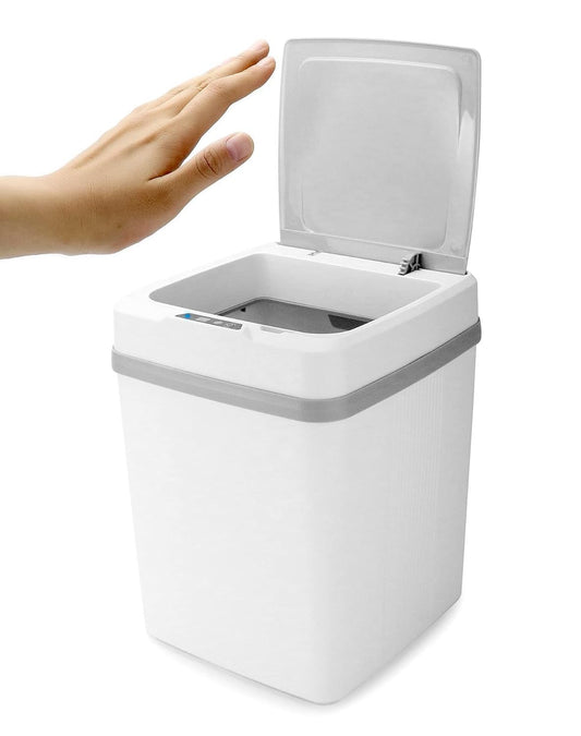 petite poubelle blanche