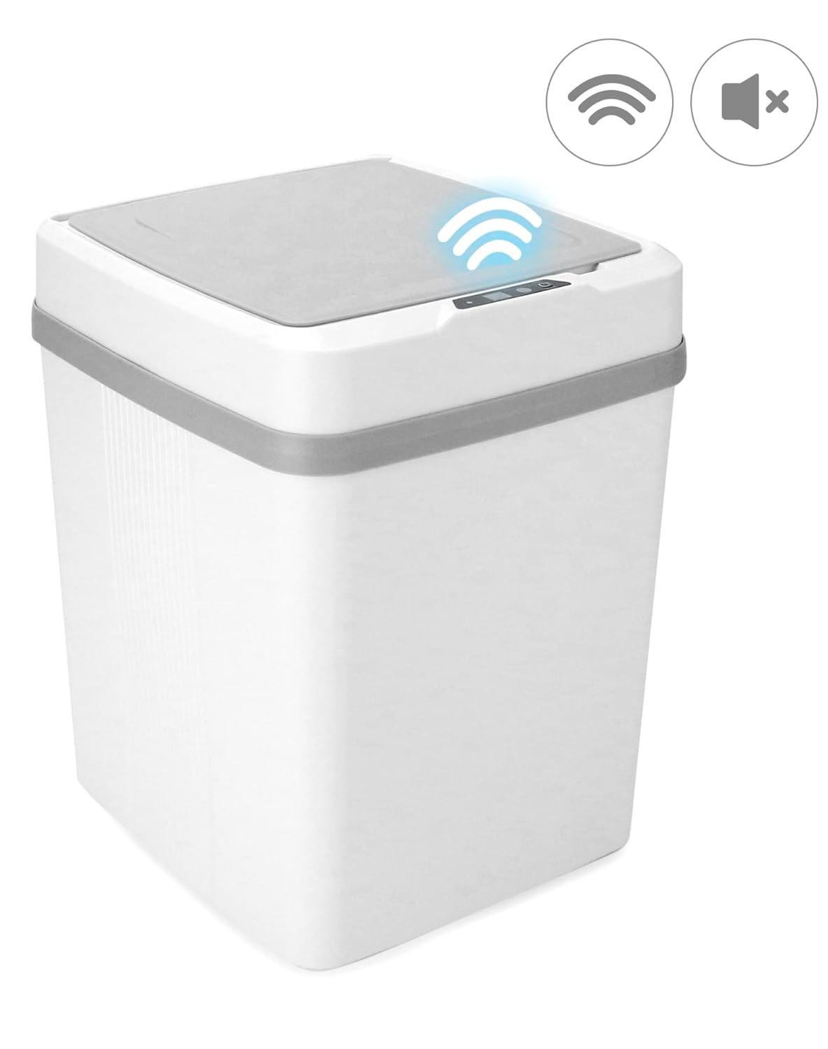 petite poubelle blanche automatique