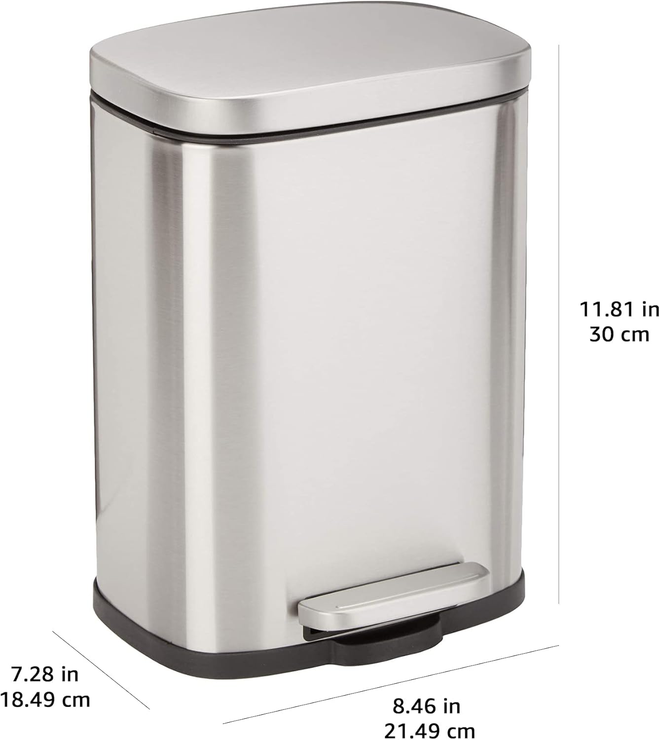 poubelle 5 l dimension