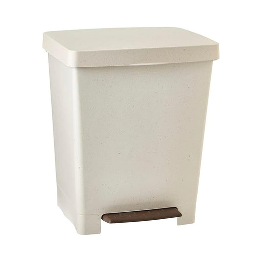 poubelle cuisine beige