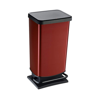 poubelle de cuisine rouge