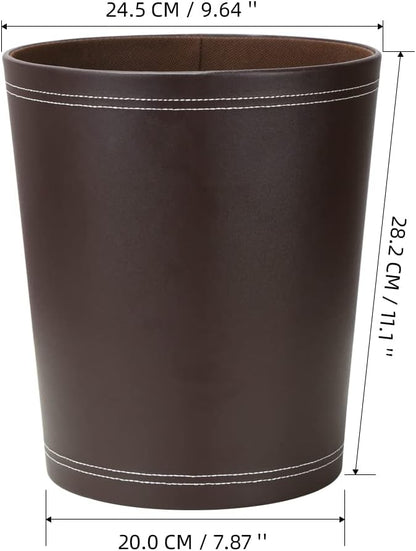 poubelle de luxe​ cuir