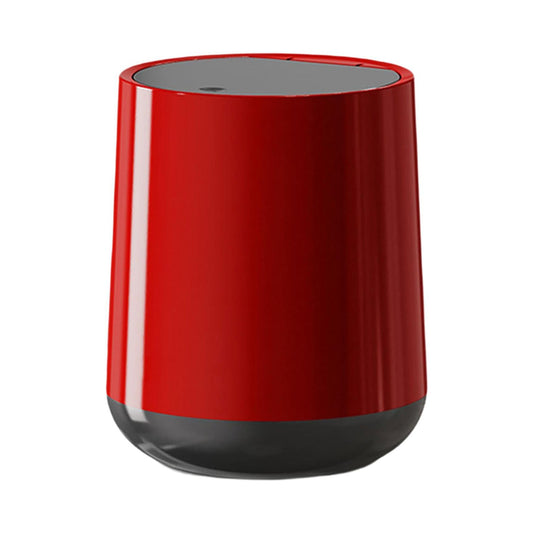 poubelle de table bureau rouge