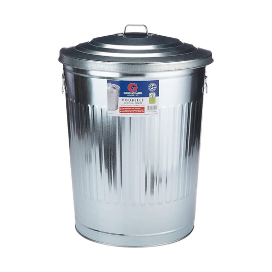 poubelle en acier 75l