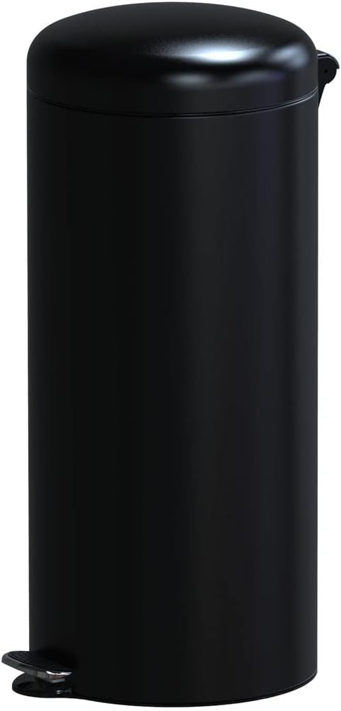Poubelle cuisine inox 30L – À pédale, fermeture douce & seau amovible