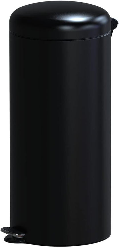 Poubelle cuisine inox 30L – À pédale, fermeture douce & seau amovible