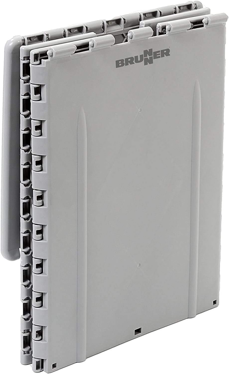 poubelle pliable camping grise