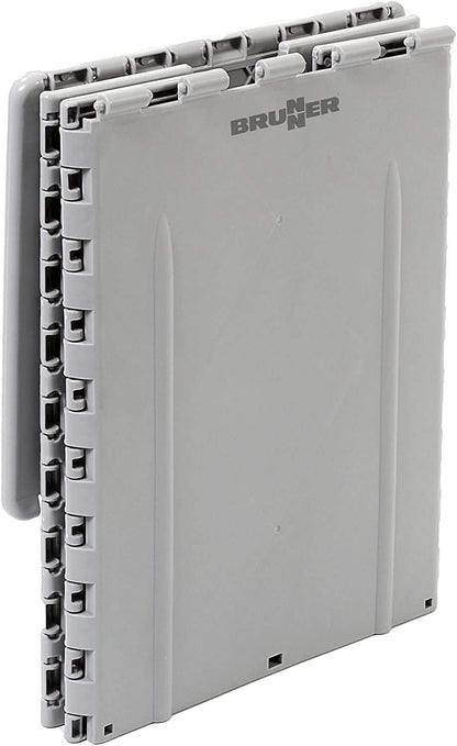 poubelle pliable camping grise