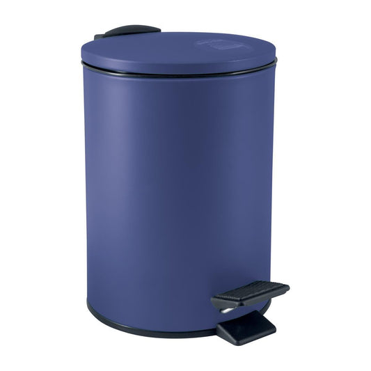 poubelle salle de bain bleue