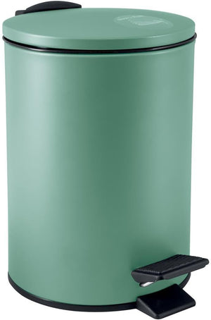 poubelle salle de bain verte